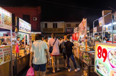 Malacca,Malezya - 21 Nisan 2019 : Cuma günü gece pazarı,Sa