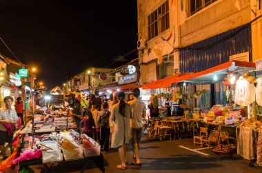 Malacca,Malezya - 21 Nisan 2019 : Cuma günü gece pazarı,Sa