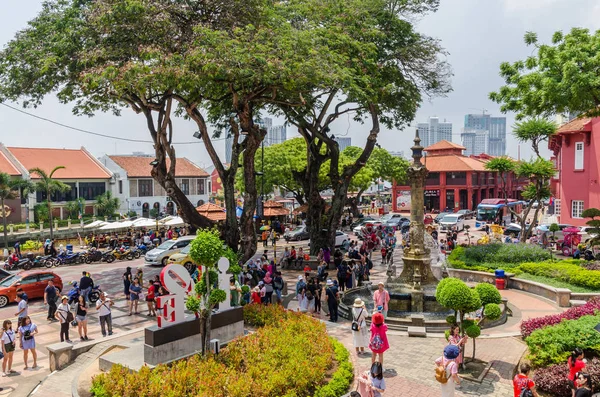 Malacca,Malaysia - April 21,2019: Scenic view of the Christ Chur — Stock Photo, Image