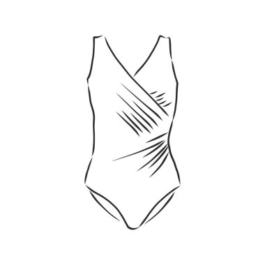 Bikini vektör illüstrasyonunda güzel kadın vücutları 10 puan.