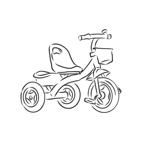 Bmx Bicicleta Infantil Elemento Para Deportes Extremos Elemento Actividad Exterior — Vector de stock