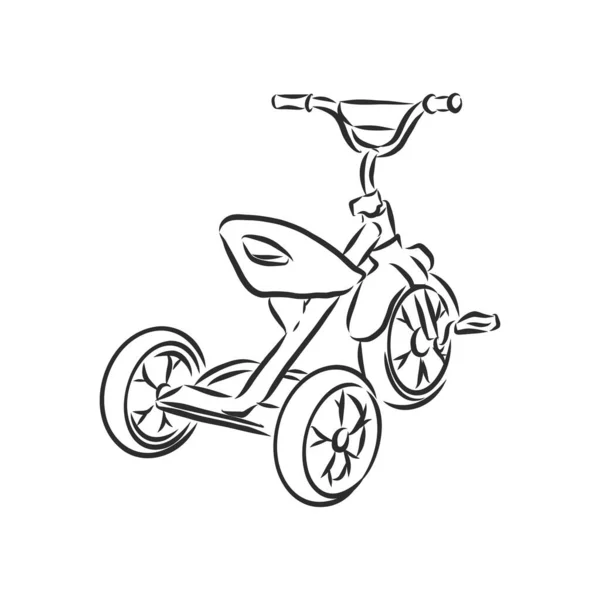 Bmx Bicicleta Infantil Elemento Para Deportes Extremos Elemento Actividad Exterior — Vector de stock