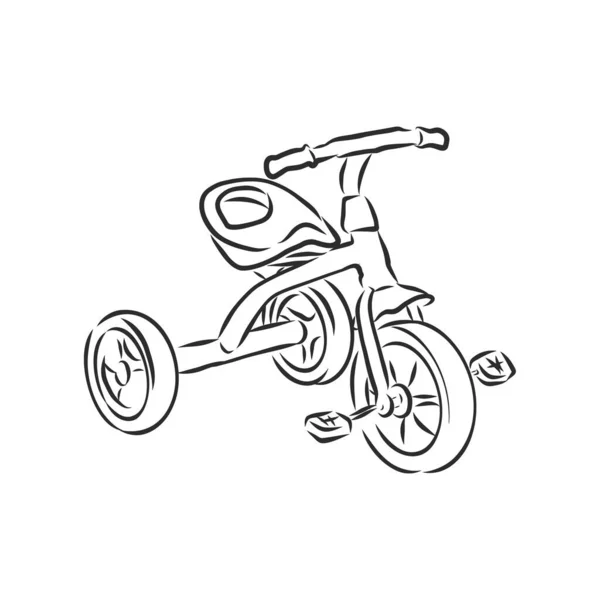 Bmx Bicicleta Infantil Elemento Para Deportes Extremos Elemento Actividad Exterior — Vector de stock