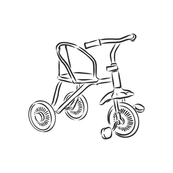 Bmx Bicicleta Infantil Elemento Para Deportes Extremos Elemento Actividad Exterior — Vector de stock