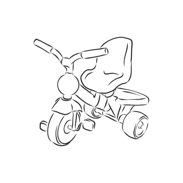Bmx Детский Велосипед Элемент Экстремального Спорта Элемент Наружной Активности Черно — стоковый вектор