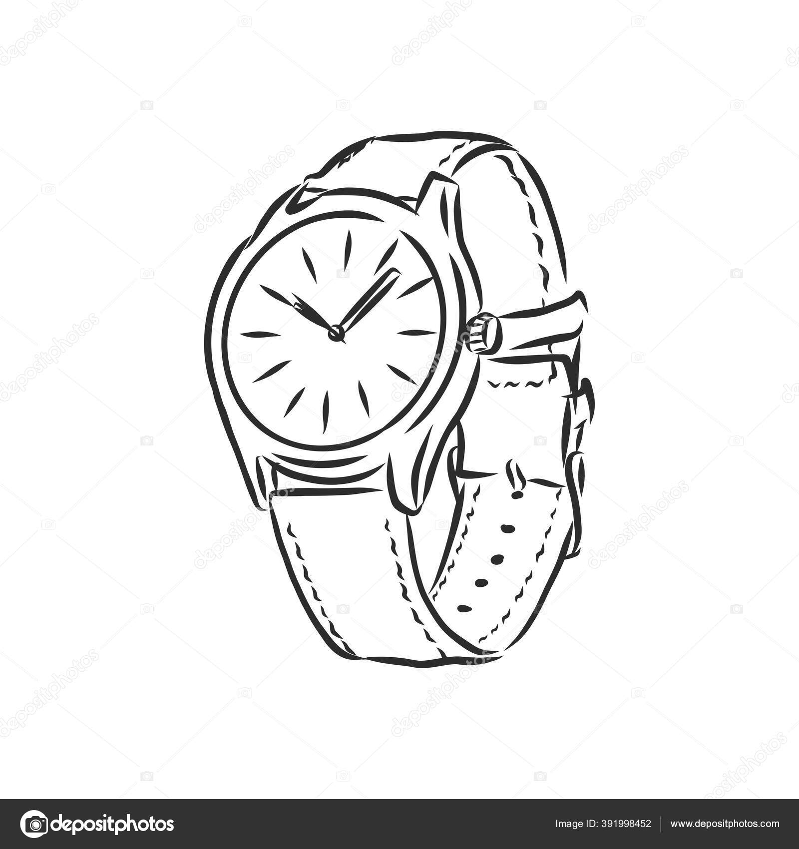 Hand Watch Sketch