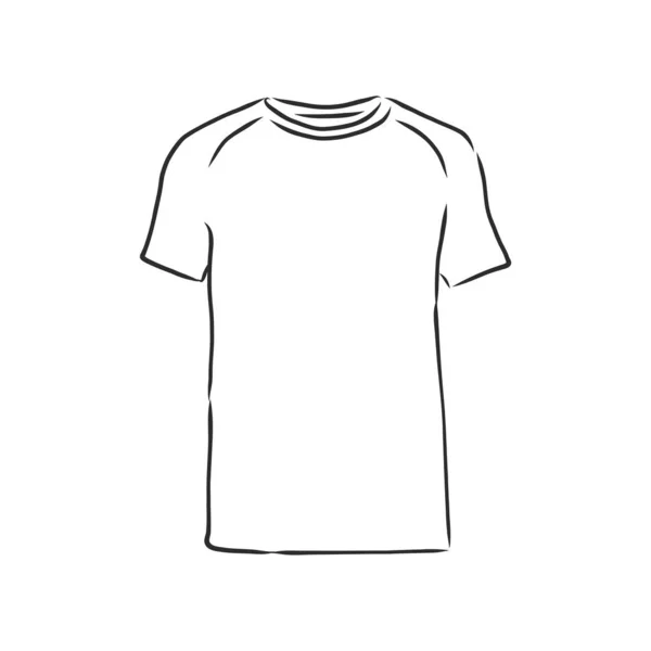 Shirt Illustration Vectorielle Shirt Croquis Vectoriel Illustration — Image vectorielle