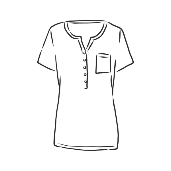 Shirt Vetor Ilustração Shirt Desenho Vetorial Ilustração — Vetor de Stock