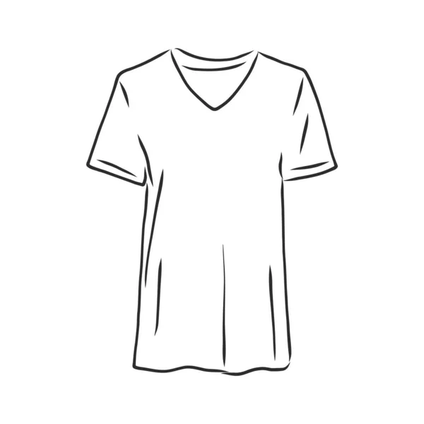 Shirt Vetor Ilustração Shirt Desenho Vetorial Ilustração —  Vetores de Stock