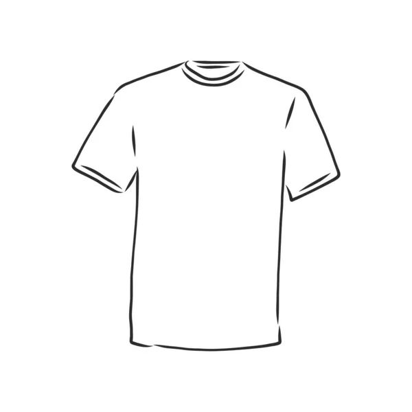 Shirt Illustration Vectorielle Shirt Croquis Vectoriel Illustration — Image vectorielle