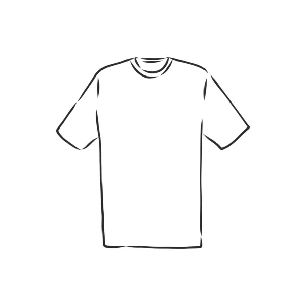 Shirt Illustration Vectorielle Shirt Croquis Vectoriel Illustration — Image vectorielle