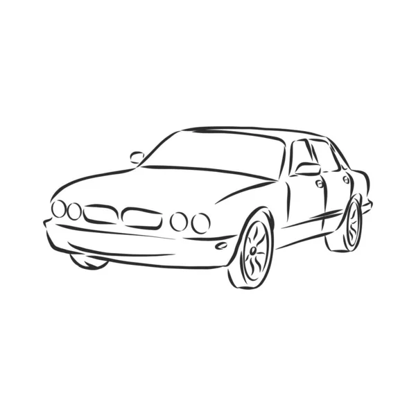 Retro Araba Vektör Logosu Tasarım Şablonu Taşıma Veya Araç Simgesi — Stok Vektör