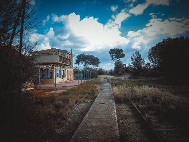 Eski tren istasyonu Caiaphas Greek