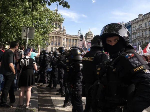 European extremists in Prague — Stock Photo, Image