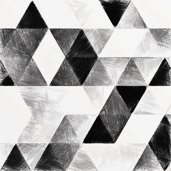 Monochromes Dreiecksmuster Mit Rauem Texturhintergrund Hintergrundtextur Wand Und Haben Kopierraum — Stockfoto