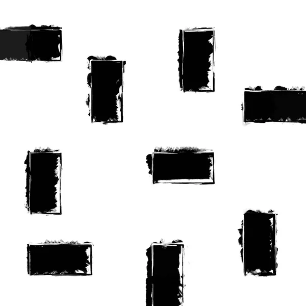 Zwart Wit Abstract Mozaïek Met Een Ruwe Textuur Achtergrond Monochroom — Stockfoto