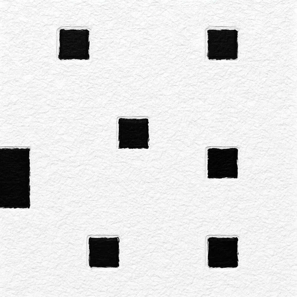 Mosaico Astratto Bianco Nero Con Sfondo Ruvido Sfondo Quadrato Monocromatico — Foto Stock