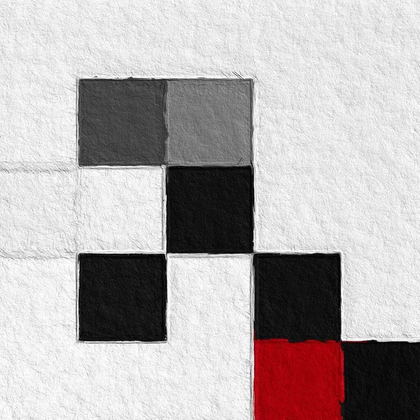 Barevná Abstraktní Mozaika Drsným Texturou Pozadí Sladká Barva Čtvercový Vzor — Stock fotografie