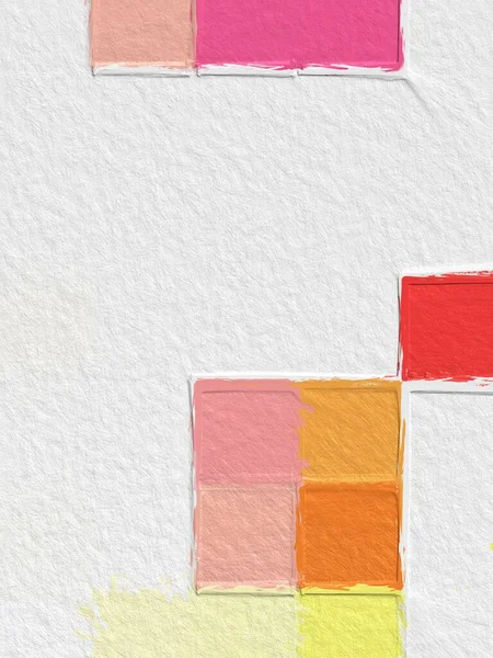 Tatlı Renk Kare Desenli Arka Plan Yaratıcı Duvar Kağıdı Tasarım — Stok fotoğraf