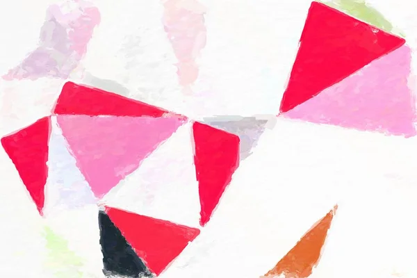 Modèle Triangles Colorés Avec Fond Texture Rugueuse Mur Texture Fond — Photo