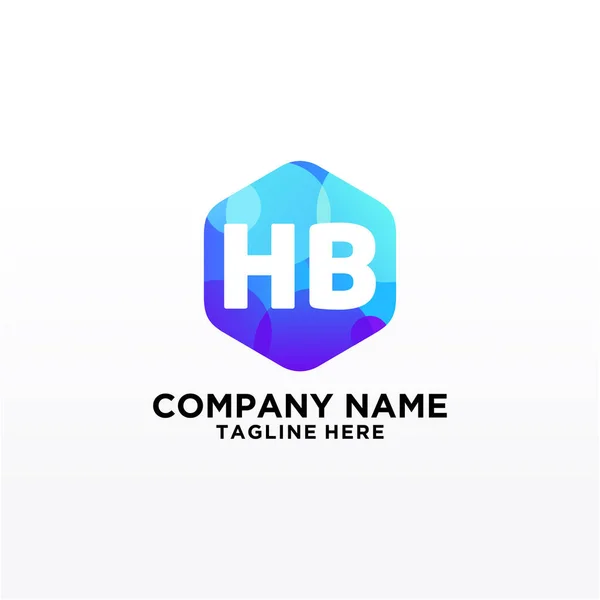 Harf Logosu Tasarım Vektör Şablonu Dost Canlısı Komik Yazı Tipi — Stok Vektör