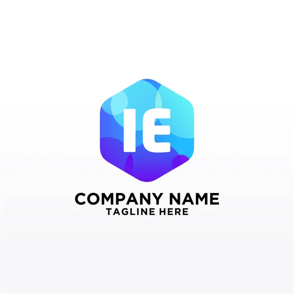 디자인 템플릿 Colorful Alphabet Colles Type Character Logotype Symbol — 스톡 벡터