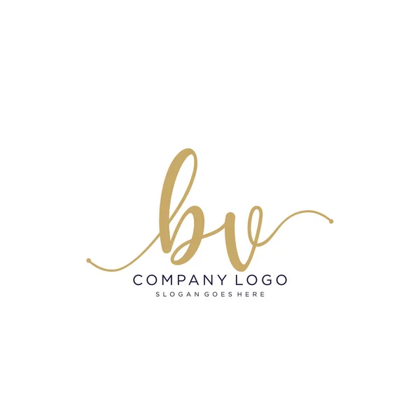 Ursprüngliche Handschrift Logo Design Schöne Gestaltung Handgeschriebenes Logo Für Mode — Stockvektor