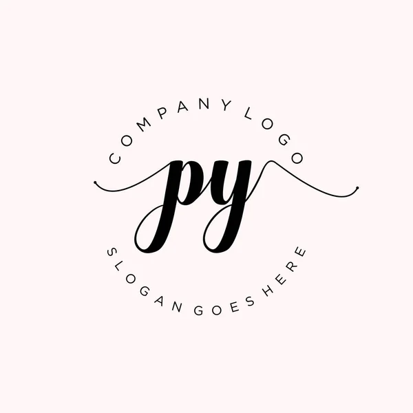 Initial handwriting logo design. Logo for fashion,photography, wedding, beauty, business company.