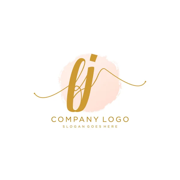 Первоначальный Дизайн Логотипа Logo Fashion Photography Wedding Beauty Business Company — стоковый вектор