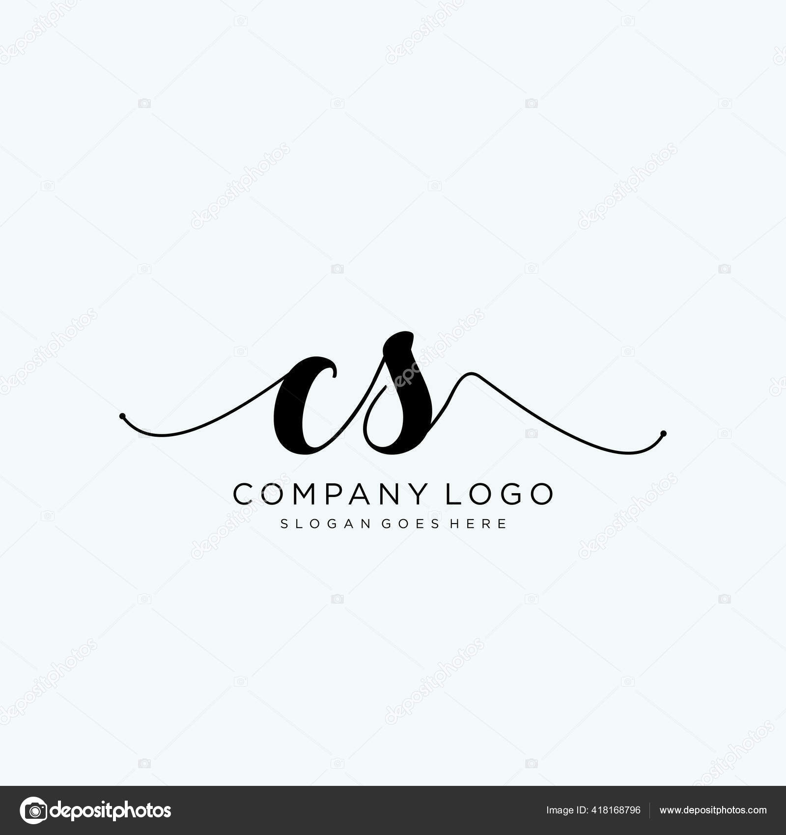 Wedding Logo Design, CS Initials