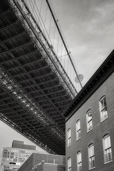 Sotto Ponte Brooklyn New York Usa — Foto Stock
