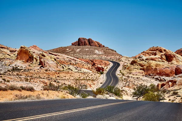 Picture Scenic Desert Road Travel Concept Usa Royalty Free Stock Photos