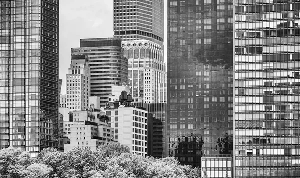 Imagen Blanco Negro Arquitectura Manhattan — Foto de Stock