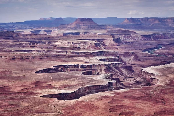 Canyonlands Національний Парк Колір Тоновані Зображення Острів Небі Штат Юта — стокове фото