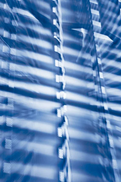Абстрактный Синий Футуристический Фон Сделанный Помощью Увеличительной Камеры Направленной Современное — стоковое фото