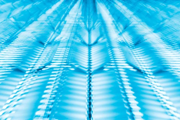 Абстрактный Синий Футуристический Фон Сделанный Помощью Увеличительной Камеры Направленной Современное — стоковое фото