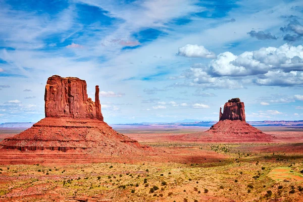 Des Buttes Emblématiques Dans Monument Valley Arizona États Unis — Photo