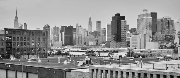 Нью Йорк Skyline Видно Брукліні Сша — стокове фото