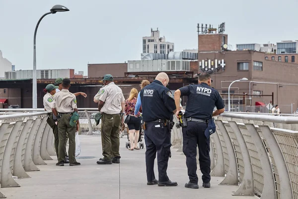 New York Usa Juli 2018 Nypd Och Nyc Institutionen För — Stockfoto