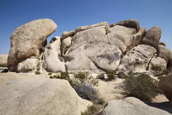 Скальные Образования Национальном Парке Джошуа Три Калифорния Сша — стоковое фото