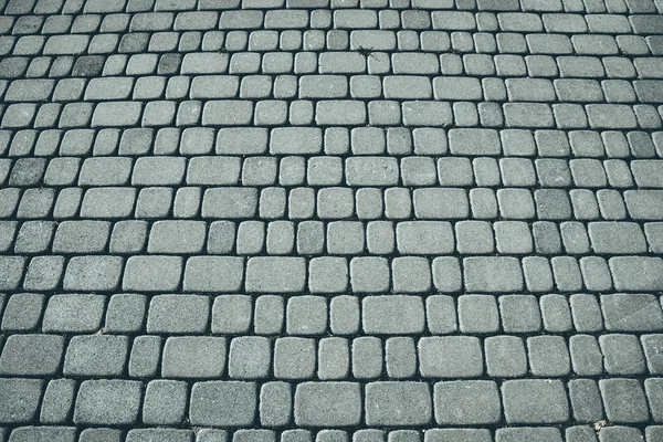 Fundo Cobblestone Foco Frente Tonificação Cor Aplicada — Fotografia de Stock