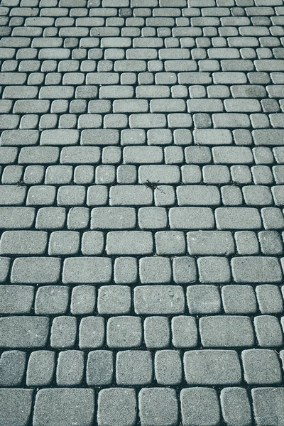 石畳の背景 応用調色 前面にフォーカス — ストック写真