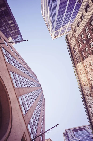Нью Йорк Будівель Шукати Точки Зору Кольорів Тонування Прикладної Сша — стокове фото