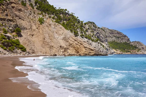 Escénica Playa Coll Baix Mallorca España — Foto de Stock