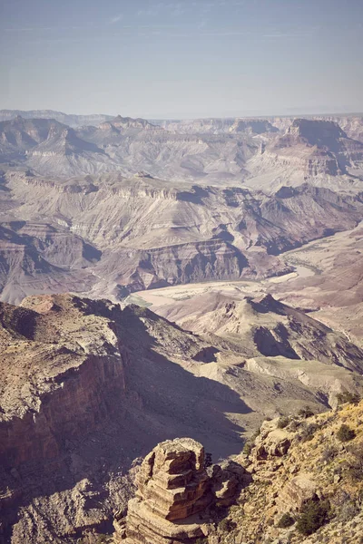 Колір Тоновані Зображення Гранд Каньйон Арізона Сша — стокове фото