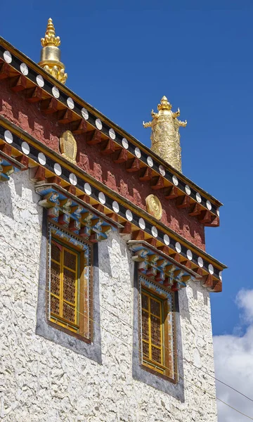 Architekturdetails des Songzanlin-Klosters, China. — Stockfoto