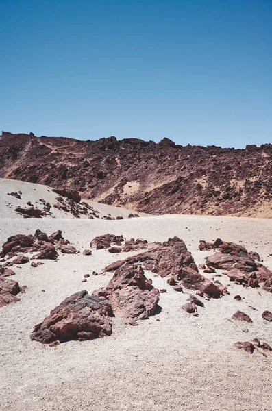 Mars, mint a táj a Mount Teide, Tenerife, Spanyolország. — Stock Fotó