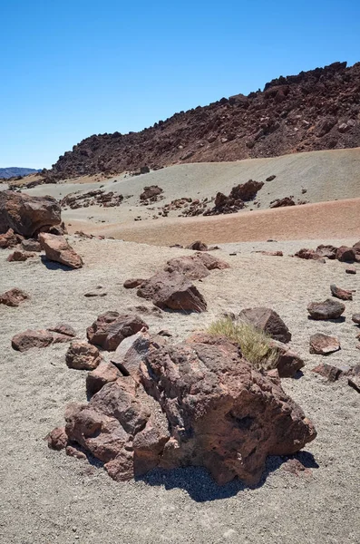 Mars jako krajina v Mount Teide, Tenerife, Španělsko. — Stock fotografie