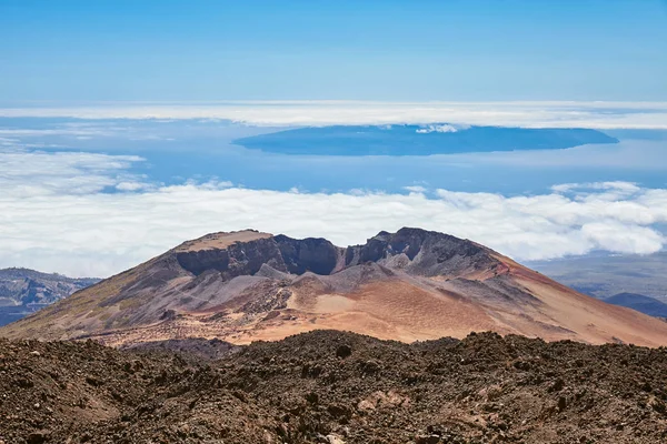 Pohled z Mount Teide na Pico Viejo, Tenerife, Španělsko. — Stock fotografie