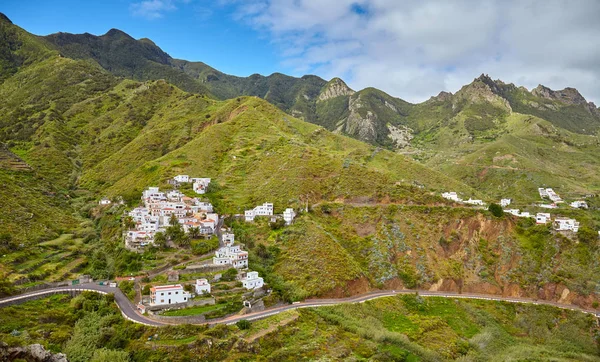 Paisaje rural del pueblo de Taganana, Tenerife, España — Foto de Stock